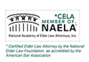 Certified elder law attorney member of the National Academy of Elder Law Attorneys, Inc. (NAELA). Certified elder law attorney by the National Elder Law Foundation, as accredited by the American Bar Association
