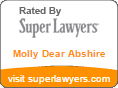 Molly Dear Abshire rated by Super Lawyers