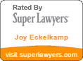 Joy Eckelkamp, rated by Super Lawyers