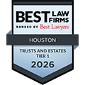 Best Law Firms Ranked By Best Lawyers | Houston | Trusts and Estates | Tier1 | 2026